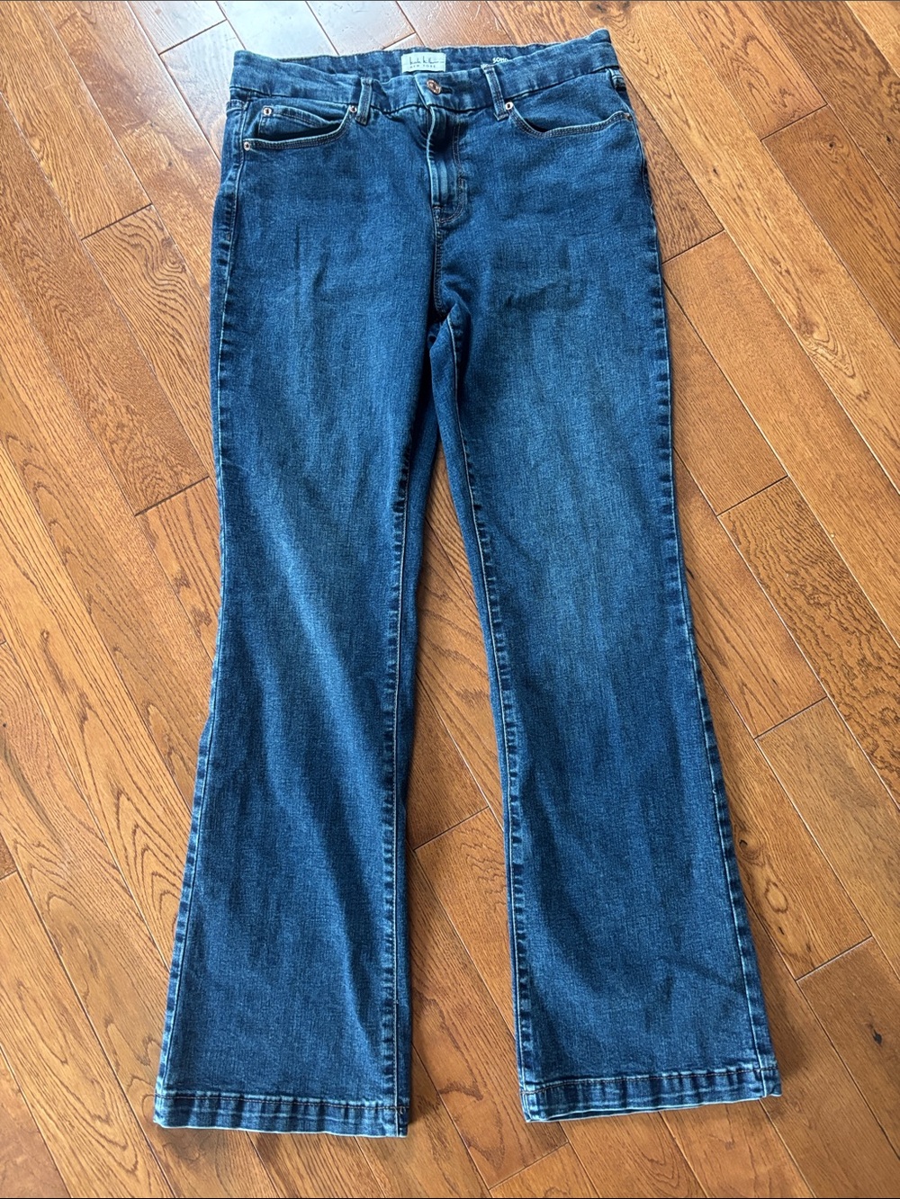 Nicole Miller Dark Blue High Rise Bootcut Jeans